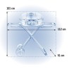 Barbacoa de gas Napoleon TravelQ PRO285X con carro plegable