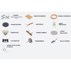 Kamado Monolith One 66 Grill mit Wagen