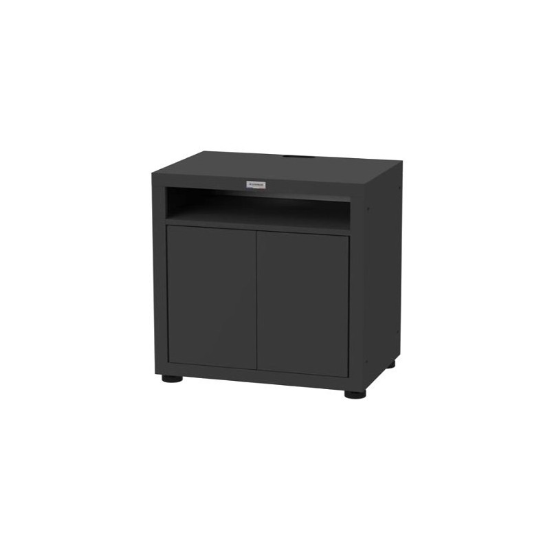 Mueble de cocina Le Marquier con dos puertas 80x55 cm acero negro Mueble de cocina Le Marquier con dos puertas 80x55 cm acero negro