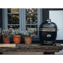 Kamado Monolith Junior Pro 2.0 Grill com carrinho