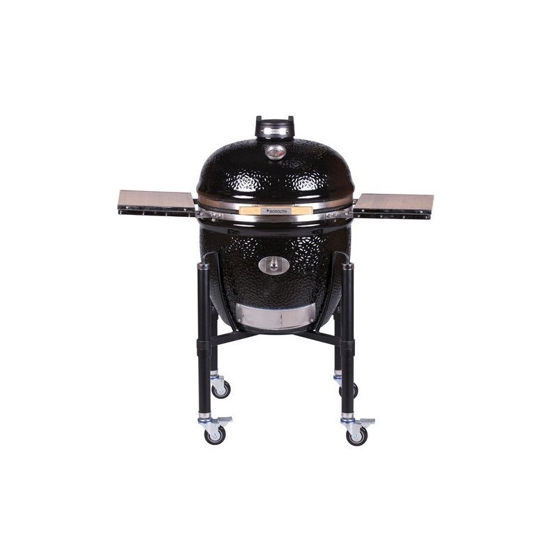 Kamado Monolith Classic Pack Pro 2.0 Grill with Trolley Cover and Pizza Stone
