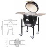 Kamado Monolith Classic Pro 2.0 Grill con carrello