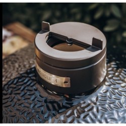Kamado Monolith Basic Schwarzer Grill mit Wagen
