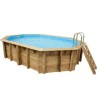 Ubbink Azura Wooden Pool 400x610 H120cm Blue Liner