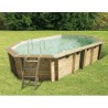 Piscine Bois Ubbink Azura 400x610 H120cm Liner beige