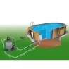 Piscine Bois Ubbink Azura 400x610 H120cm Liner beige