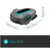 Robot cortacésped Gardena Sileno life 1000 Bluetooth