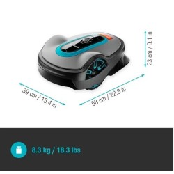Cortador de grama robô conectado Gardena Smart Sileno life 1500