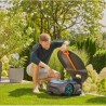 Gardena Robot Sileno Free und Max Rasenmäher-Unterstand