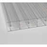 Pérgola de pared Olympia 3x6,1m de aluminio blanco y policarbonato Canopia
