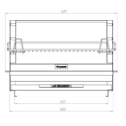 Barbecue Le Marquier Montory Grill Encastrable 61x40