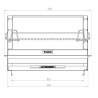 Le Marquier Montory Barbecue da incasso 61x40