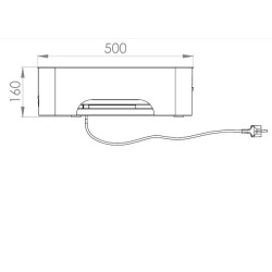 Plancha électrique Exclusive 260 DUO L 78 x P 49 cm Le Marquier