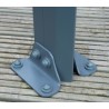 Pergola Milano 3x4.3m aluminium gris et polycarbonate Canopia
