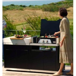 Plancha gaz Exclusive 260 DUO L 78 x P 49 cm Le Marquier