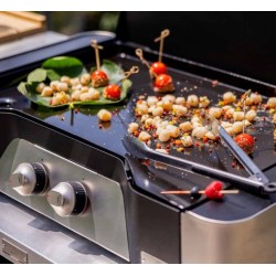 Plancha gaz Exclusive 260 DUO L 78 x P 49 cm Le Marquier