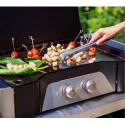 Plancha gaz Exclusive 260 DUO L 78 x P 49 cm Le Marquier