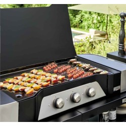Plancha gaz Exclusive 375 XL DUO 78 x P 49 cm Le Marquier