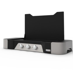Plancha gaz Exclusive 375 XL DUO 78 x P 49 cm Le Marquier