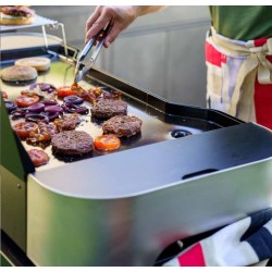 Plancha gaz Exclusive 375 XL DUO 78 x P 49 cm Le Marquier