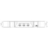 Plancha gaz Exclusive 375 XL DUO 78 x P 49 cm Le Marquier