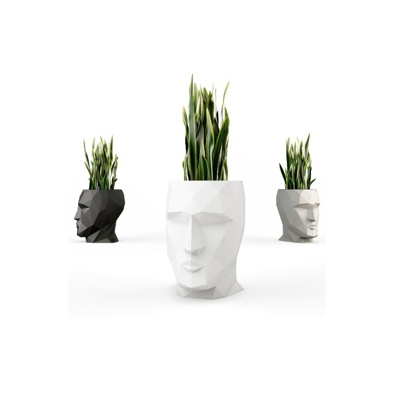 Adan Pot Outdoor Vondom Anthracite 70 Adan Pot Outdoor Vondom Anthracite 70