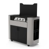 Plancha gaz sur chariot Le Marquier Exclusive 375 XL DUO