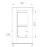 Plancha gaz sur chariot Le Marquier Exclusive 375 XL DUO