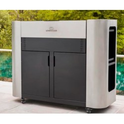 Plancha gaz sur chariot Le Marquier Exclusive 375 XL DUO