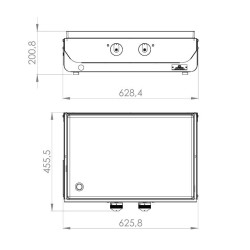 Piastra elettrica originale DUO 260 Le Marquier