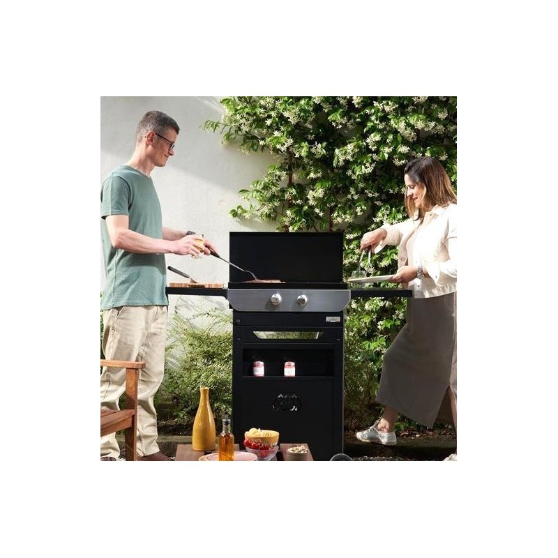 Original DUO 260 Trolley Gas Griddle Le Marquier