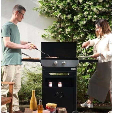 Plancha a Gas su Carrello Originale DUO 260 Le Marquier