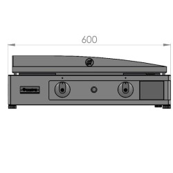 Plancha gaz Inox 260 Le Marquier