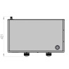 Stainless steel gas plancha 260 Le Marquier