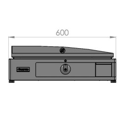 Die elektrische Plancha 160 aus Edelstahl von Le Marquier