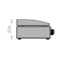 The electric plancha stainless steel 160 Le Marquier