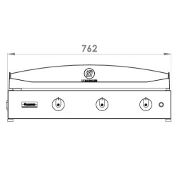 Original DUO 260 Le Marquier gas plancha
