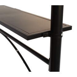 Abri de Barbecue Dallas, 2.6x 1.50m en aluminium gris anthracite