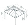 Garden Arbor Dallas 3.6X4.3 Canopia