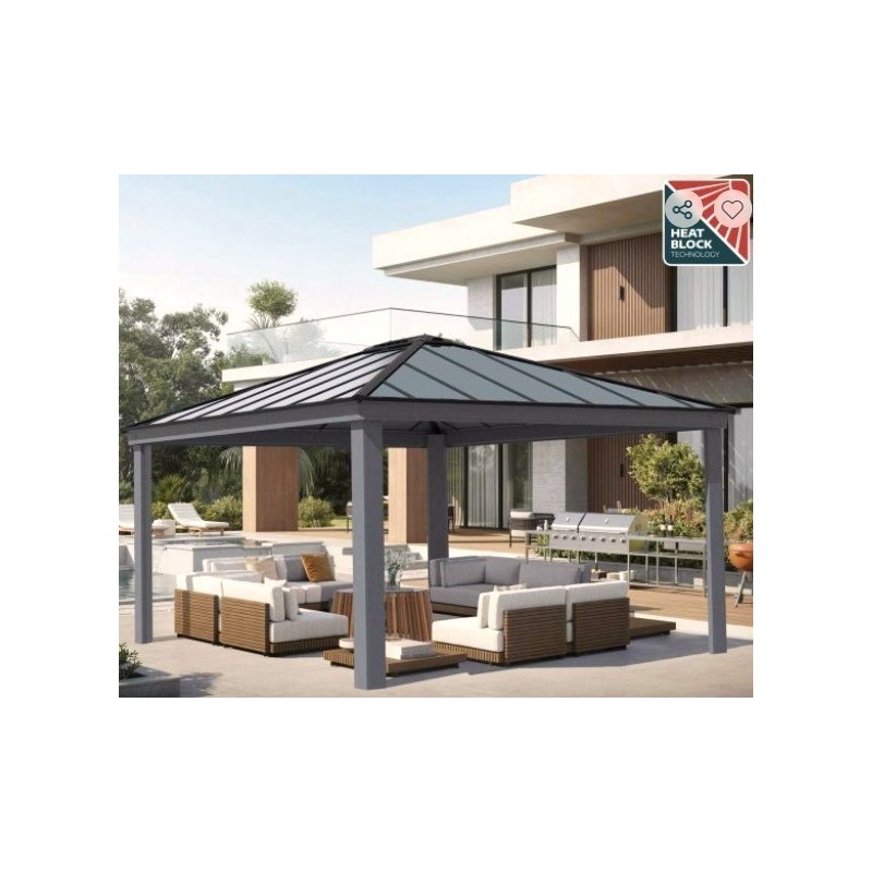 Tonnelle de jardin Dallas 4.2X4.8 Canopia