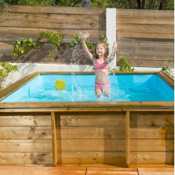 Tropic Junior Piscina Elevada de Madera 226x226 Bwt