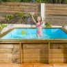 Tropic Junior Aufstellpool aus Holz 226x226 Bwt