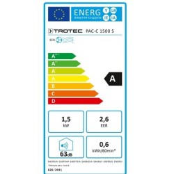 Ar condicionado móvel para camping PAC-C 1500 S WiFi Trotec