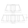 Piscina tubular Prisma Fram Intex 400x200xh100