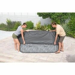 Copertura per piscina Spa Bestway EnergySense 230 x 230 cm Grigio