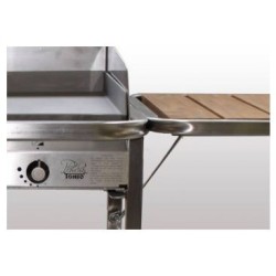 Plancha Gaz Inox Baila 5 KW TONIO sur Chariot - SavorCook Selects