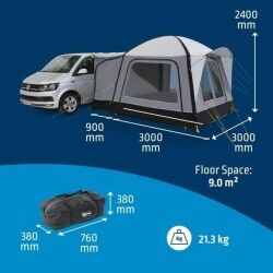 Toldo Kampa Cinzento polialgodon