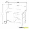 Carro Cook'in Garden Nova 110 Negro noir
