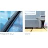 Flat Majorca Telescopic Pool Enclosure for 8x4m Pool
