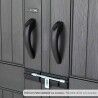 Cabane Lifetime 207 x 228 x 354 cm Gris